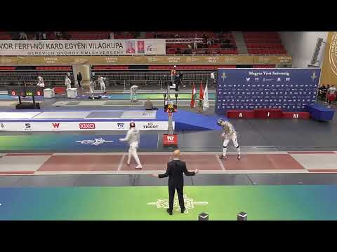 Budapest World Cup JMS 2022 - L64 - Humen UKR v Heathcock GER
