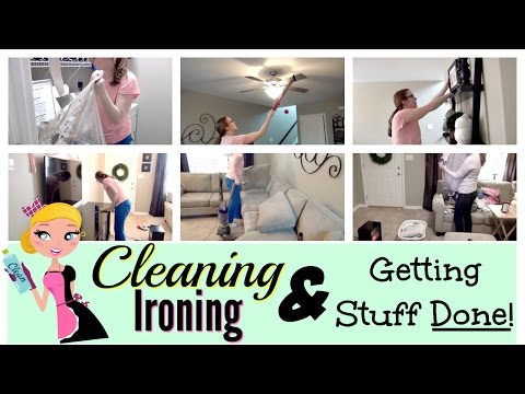 CLEAN WITH ME SAHM VLOG! | SPEED CLEANING & GETTING STUFF DONE! Video