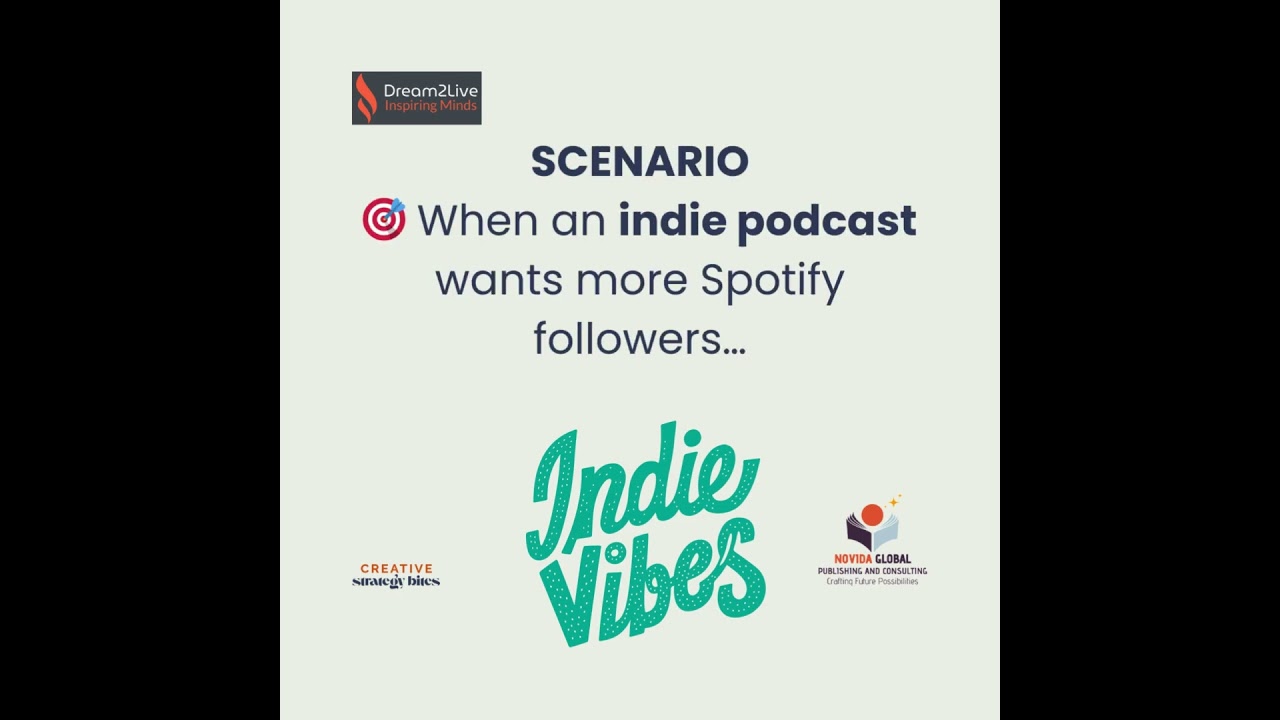 Dream2Live® Creative Strategy Bites (Indie Podcast)