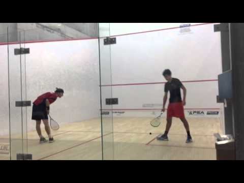 Benjamin Fischer vs August Dussourds Squash pt 1