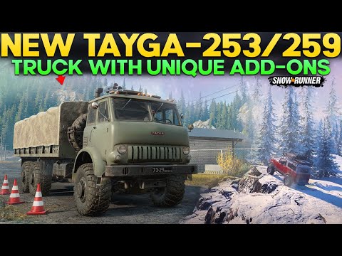 New Truck Tayga-253/259 in SnowRunner Must Own Offroad Vehicle With Unique Add-ons