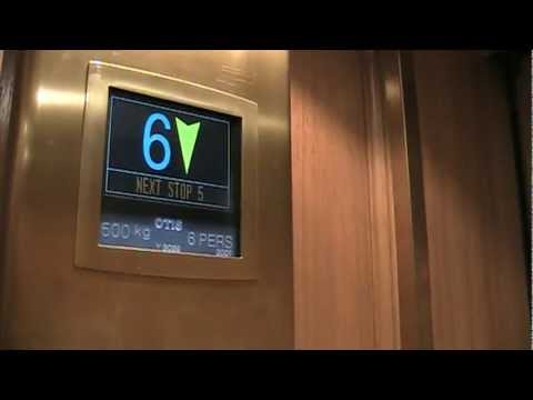 Hotel Le Littre's really cool elevator