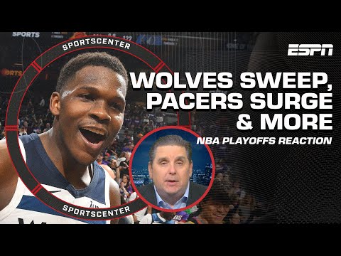 Ant Man & Wolves SWEEP 🧹 Pacers gaining momentum + MORE 👀 WINDY PLAYOFF REACTION 👏 | SportsCenter