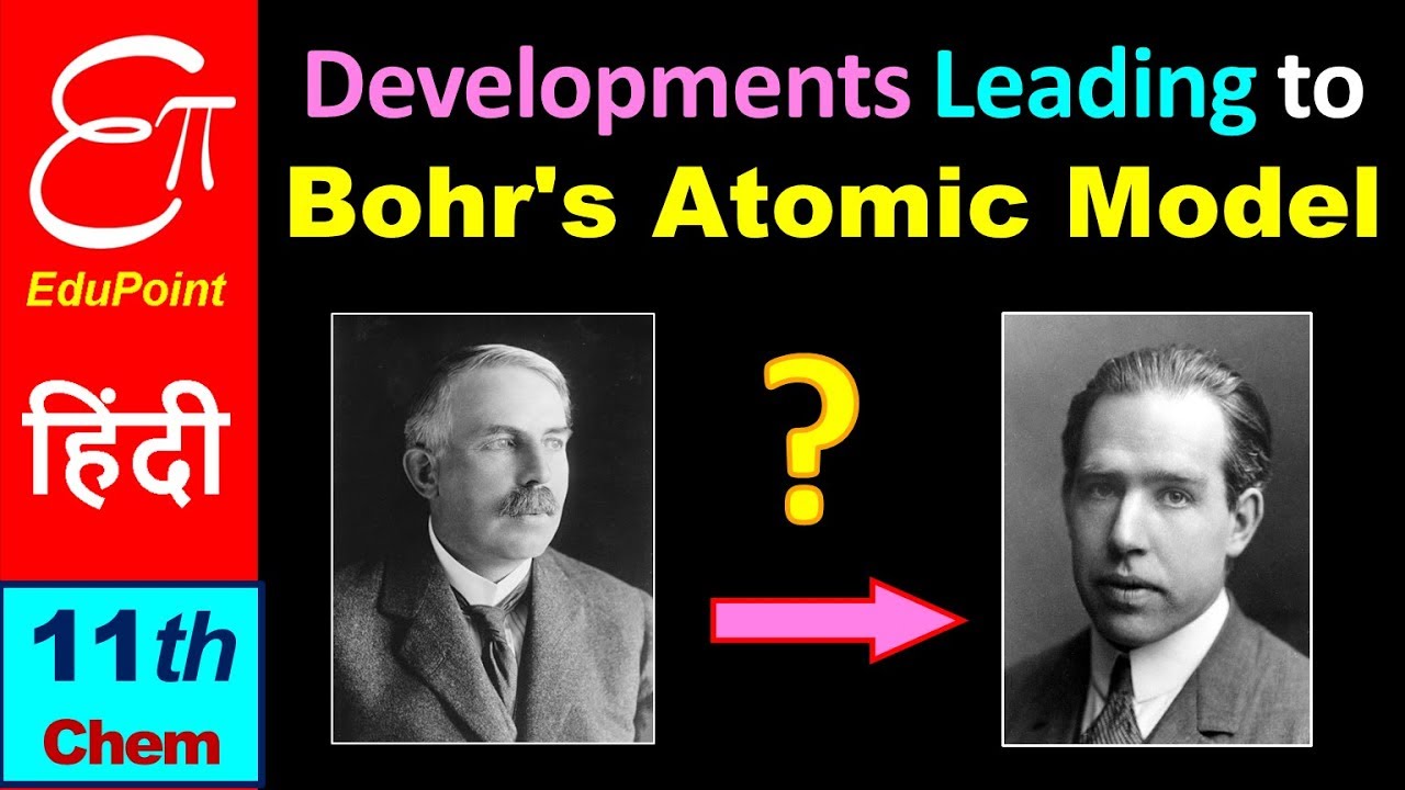 🔴 Developments Leading to the Bohr's Model of Atom || Chemistry for Class 11 in Hindi