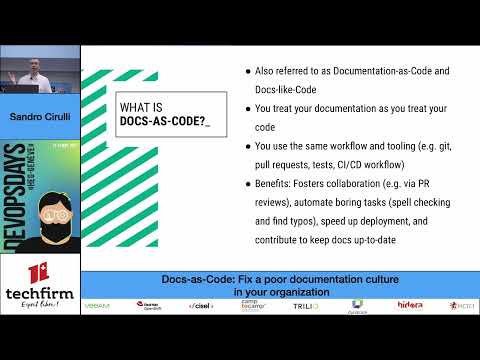 Docs as Code Fix a poor documentation culture in your organization   Sandro Cirulli