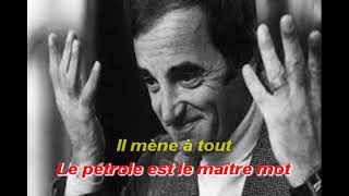 CHARLES AZNAVOUR   La terre meurt