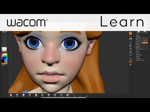 ZBrushCore Video Tutorial Series with Steve James - Part 6 Polypaint