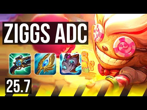 ZIGGS & Thresh vs ASHE & Fiddlesticks (ADC) | EUW Master | 25.7