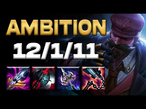 Ambition Graves vs Kindred / LOL KR Challenger Patch 12.11