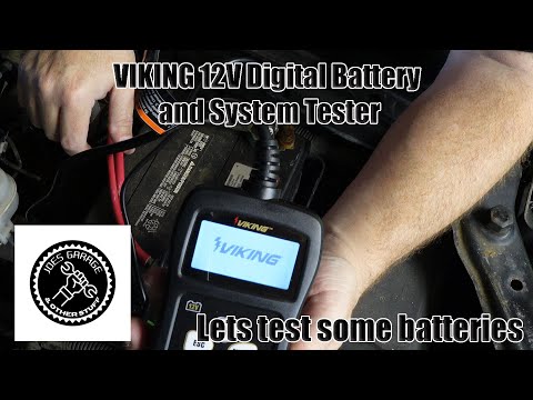 VIKING 12V Digital Battery and System Tester