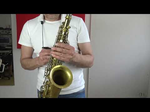 King Super 20 series IV Alto Saxophone (1963, Cleveland) Demo