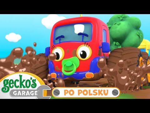 Szalona jazda Małej Tirki | Warsztat Gekona | Bajka dla dzieci po polsku | Pojazdy dla dzieci