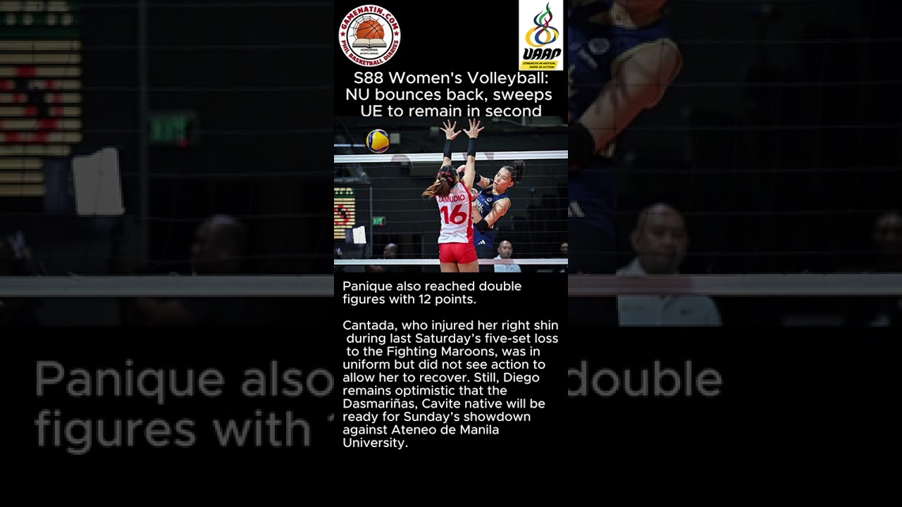 UAAP Women's Volleyball: NU bounces back with easy straight-set win vs UE