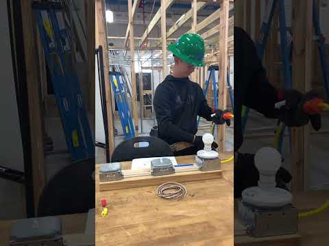 ELECTRICAL APPRENTICE. First time wiring a 3-way. The look on young bloods face. LOVE IT!