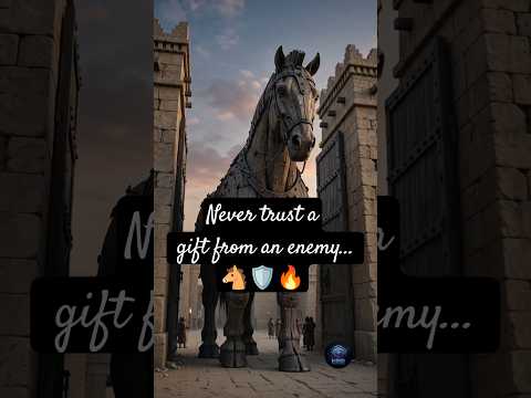The Trojan Horse: The Ultimate Silent Ambush 🐴🔥 | #History #Shorts #Mystery