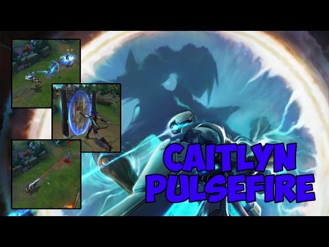 NOVA SKIN DA CAITLYN - CAITLYN PULSEFIRE - LEAGUE OF LEGENDS