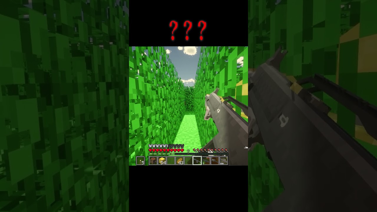 曲がり角で誰かが見てる・・・！？【マイクラ・マインクラフト・ホラー・ジョジョの奇妙な冒険】#shorts