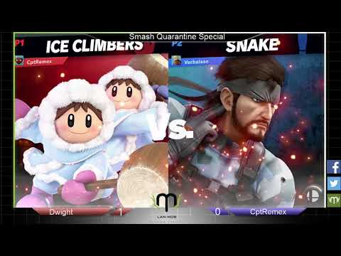 Smash Quarantine Special! Singles Top 8 Losers Quarter-FInal: CptRemex vs. Dwight