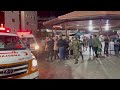 Ambulances Rush Injured From Al Ahli Blast To Gaza City Shifa Hospital AFP