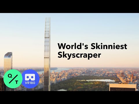 NYCで最も細い超高層ビルの内部｜3D VR180 (Inside NYC's Skinniest Supertall Skyscraper | 3D VR180)