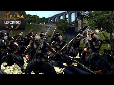 THE GREY HAVENS, LAST STAND OF THE HIGH ELVES (Siege Battle) - Third Age: Total War (Reforged)