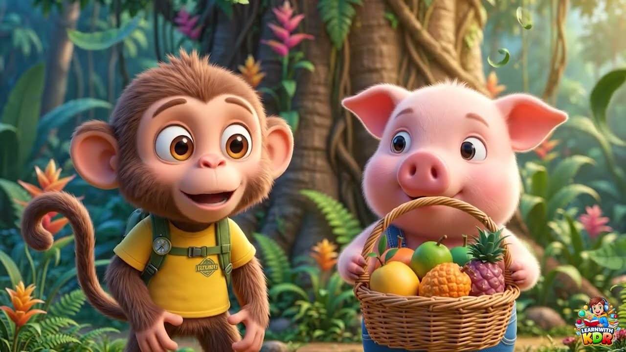 Talking Tree Mystery 🌳✨ Fun Jungle Story for Kids  Learn Nature & Riddles