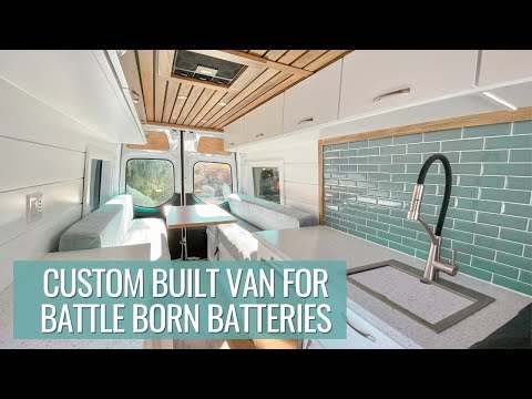 VAN TOUR: the ultimate custom van build for Battle Born Batteries | 4X4 SPRINTER VAN CONVERSION