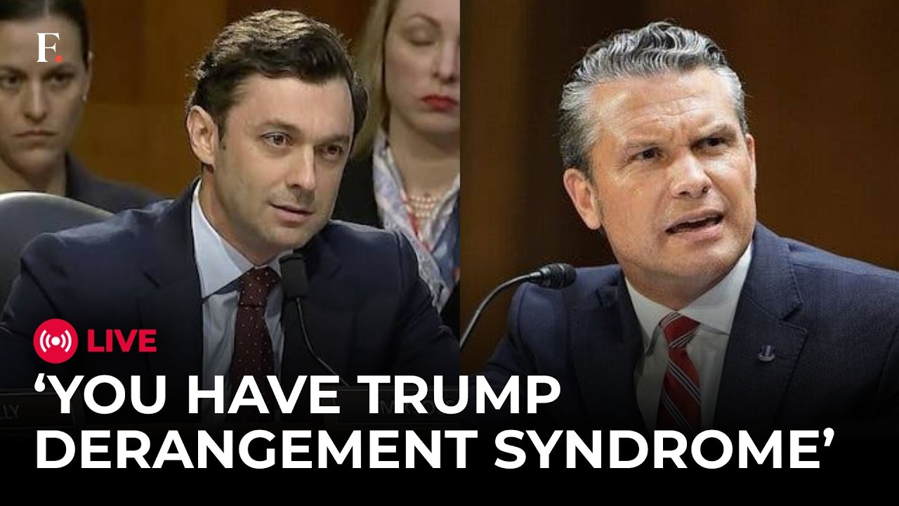 Jon Ossoff vs Pete Hegseth LIVE: Pete Hegseth Snaps as Jon Ossoff Corners Him Over Iran War