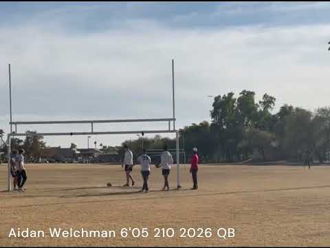 Elev8te QB Academy Training | Aidan Welchman | 6'05 210 | 2026 QB | 12/16/2024 - Eldorado Park