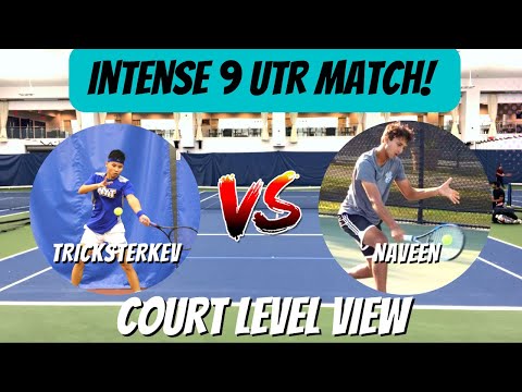 ALMOST MADE A COMEBACK | TricksterKev vs Naveen NTRP 5.0 Singles Match Highlights