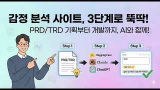 감정 분석 사이트 만들기 - PRD, TRD 작성