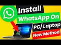 Whatapp On PC - How To Install Whatsapp In Laptop (101% WORKING!!)