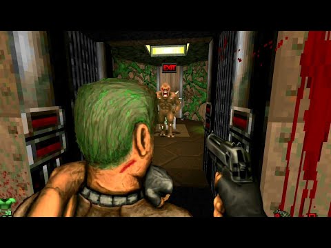 Brutal Doom v22 test 5 RC2/AmalGoom - Enter the Hangar (Android/DeltaTouch)