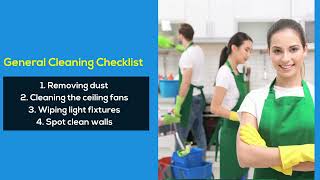 What Is Included In A Professional Vacate Cleaning Checklist?