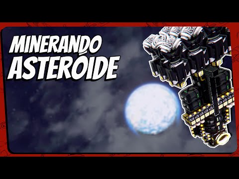 Space Engineers Mining Asteroids (PTBR) #17