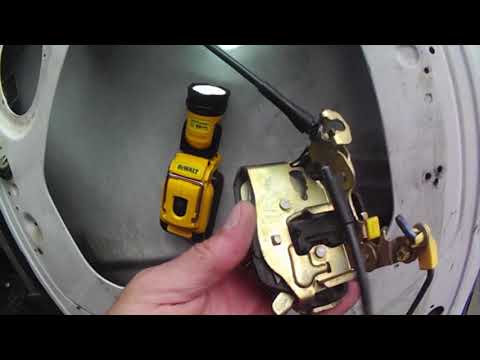 Ford Van Side Door Repair. door cable repair. truck van Door wont open. How to repair stuck door.