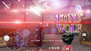 FREE FIRE LONE WOLF || ONLY RED MATCH 💀 || BEST ONE TAP GAMEPLAY 😨😨#raistar #freefire #white444