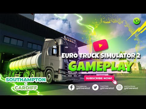 ETS2 1.42 (Euro Truck Simulator 2) Gameplay - Silent Trucking - Southampton-Cardiff
