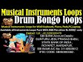 Drum Bongo Loops Musical Instruments Loops For Midi Keyboard Piano Pads PC Laptop