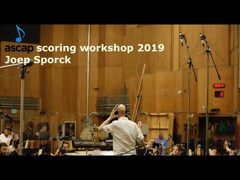 Joep Sporck - ASCAP workshop 2019 - Newman Scoring Stage - Los Angeles