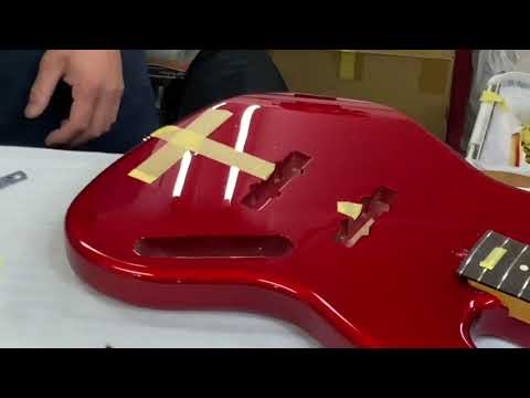 The process of making: Atelierz Bass Vintage #604 Custom Gev
