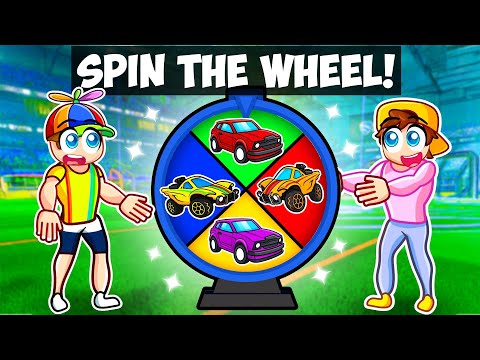 SPINNING a WHEEL To Decide Our Car In Rocket League!