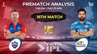 Delhi Capitals vs Mumbai Indians 16th Match Prediction, IPL 2023 DC vs MI Dream 11 Team, Playing 11