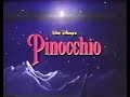 Pinocchio Vhs Commercial 1999