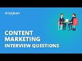 Content Marketing Interview Questions Top Content Marketing Interview Questions 2026 Simplilearn