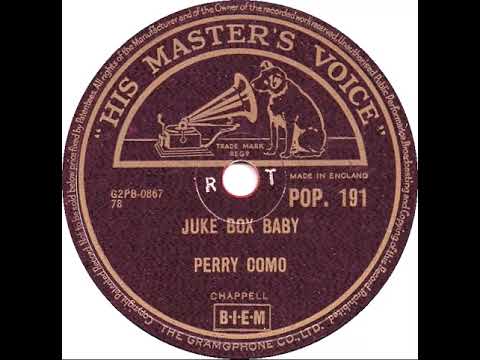 UK New Entry 1956 (63) Perry Como - Juke Box Baby