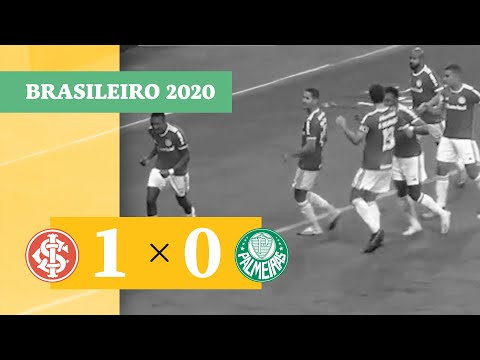 Gol do Internacional!!! Edenílson abre o placar contra o Palmeiras!