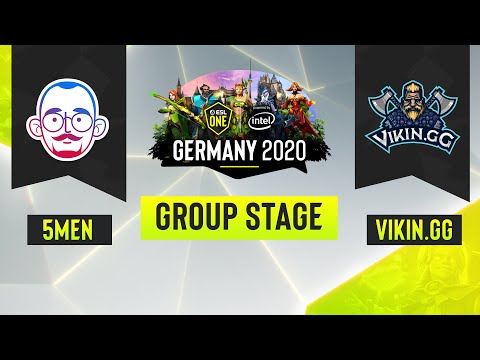 Dota2 - ViKin.gg vs 5men - Game 1 - ESL One Germany 2020 - Group Stage
