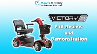 Pride Victory 10 Scooter - 2025 Update Now With Smaller Turn Radius! - Full Review and Demonstration