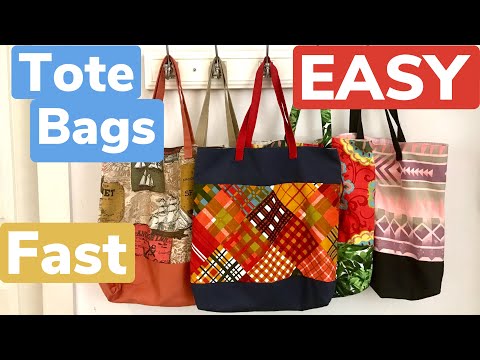 Tote Bag Tutorial - EASY!